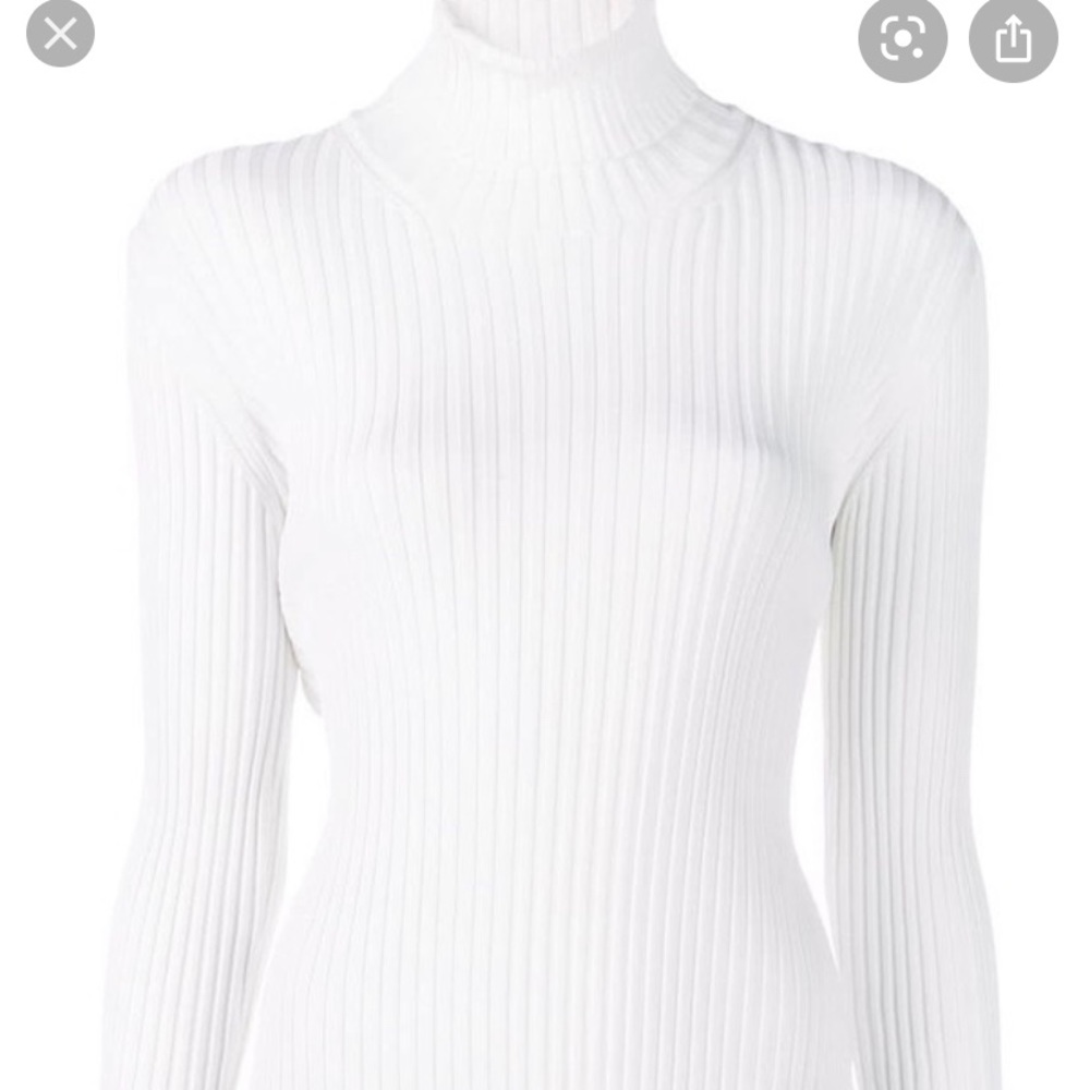 Gap ribbed cotton turtleneck sweater